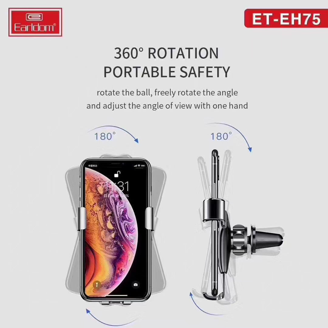 Ealdom Car Mount Air Vent Mobile Phone Holder Ealdom Car Mount Air Vent Mobile Phone Holder